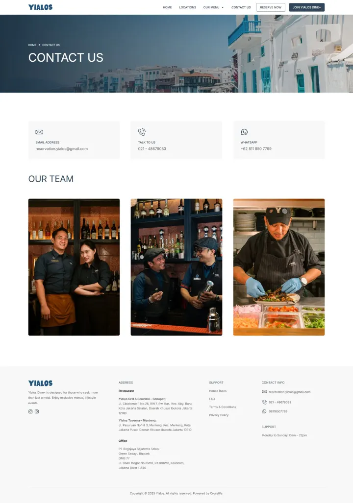Halaman 2 website Yialos