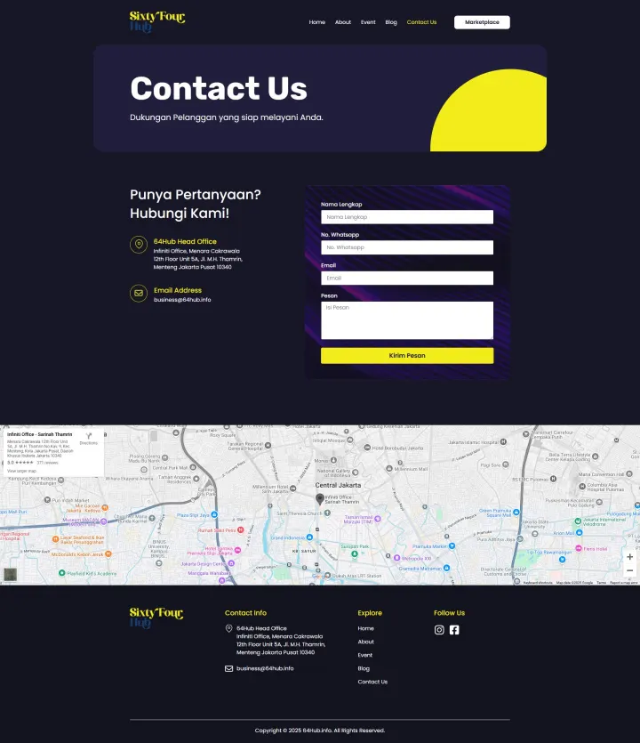 Halaman 3 website 64Hub