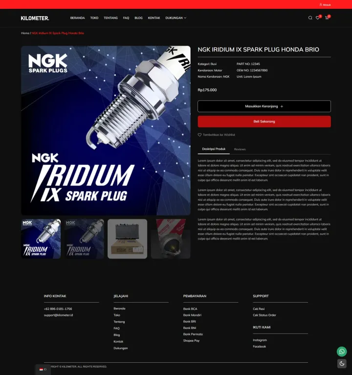 Halaman 5 website Kilometer.id