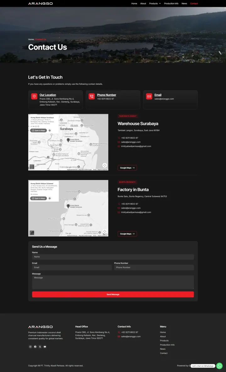 Halaman 4 website Aranggo