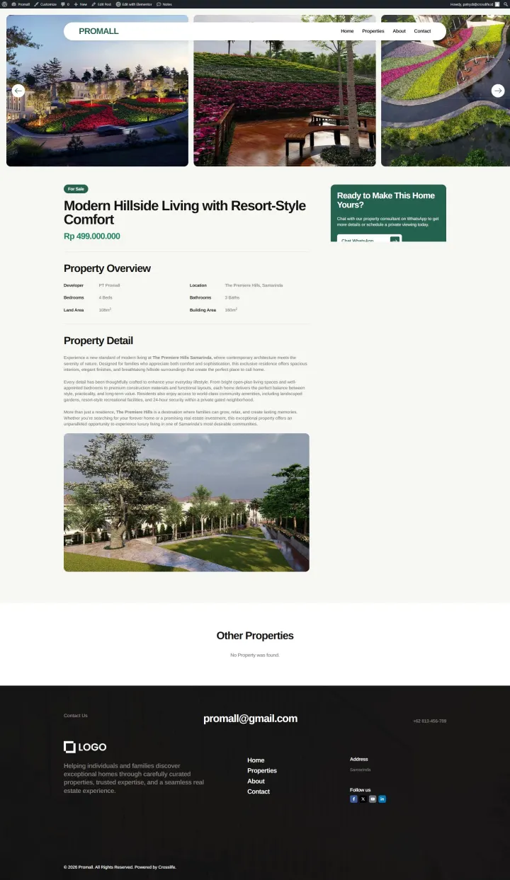 Halaman 4 website Promall