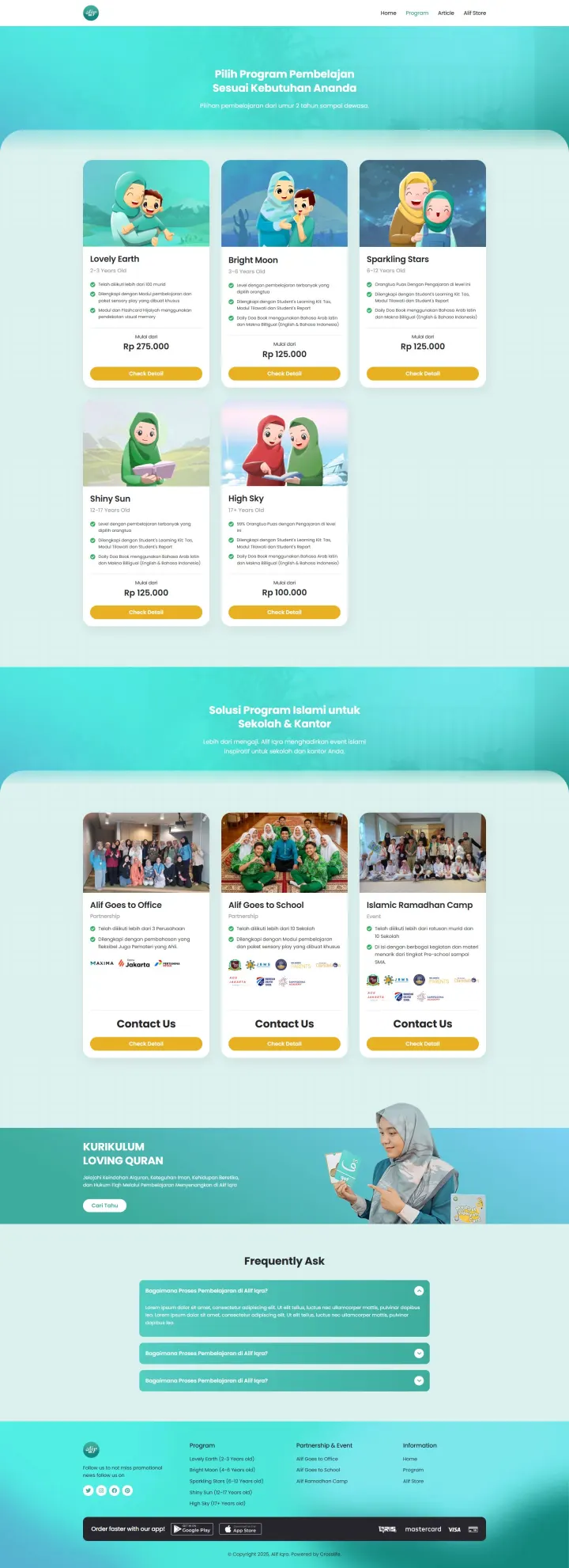 Halaman 3 website Alif Iqra