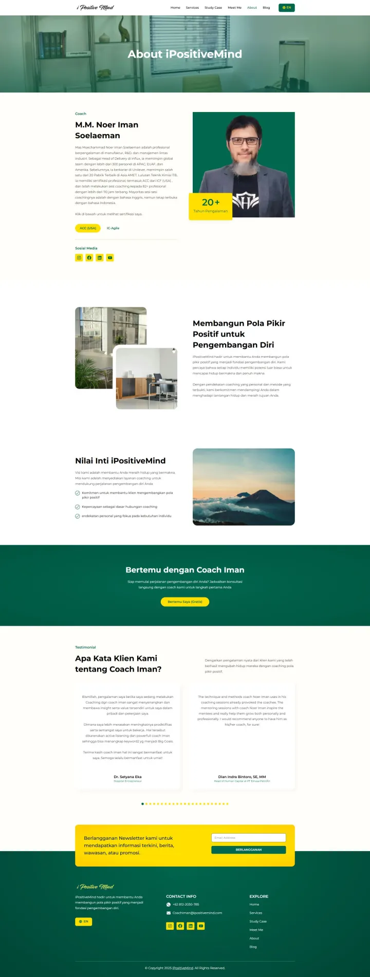 Halaman 6 website iPositiveMind