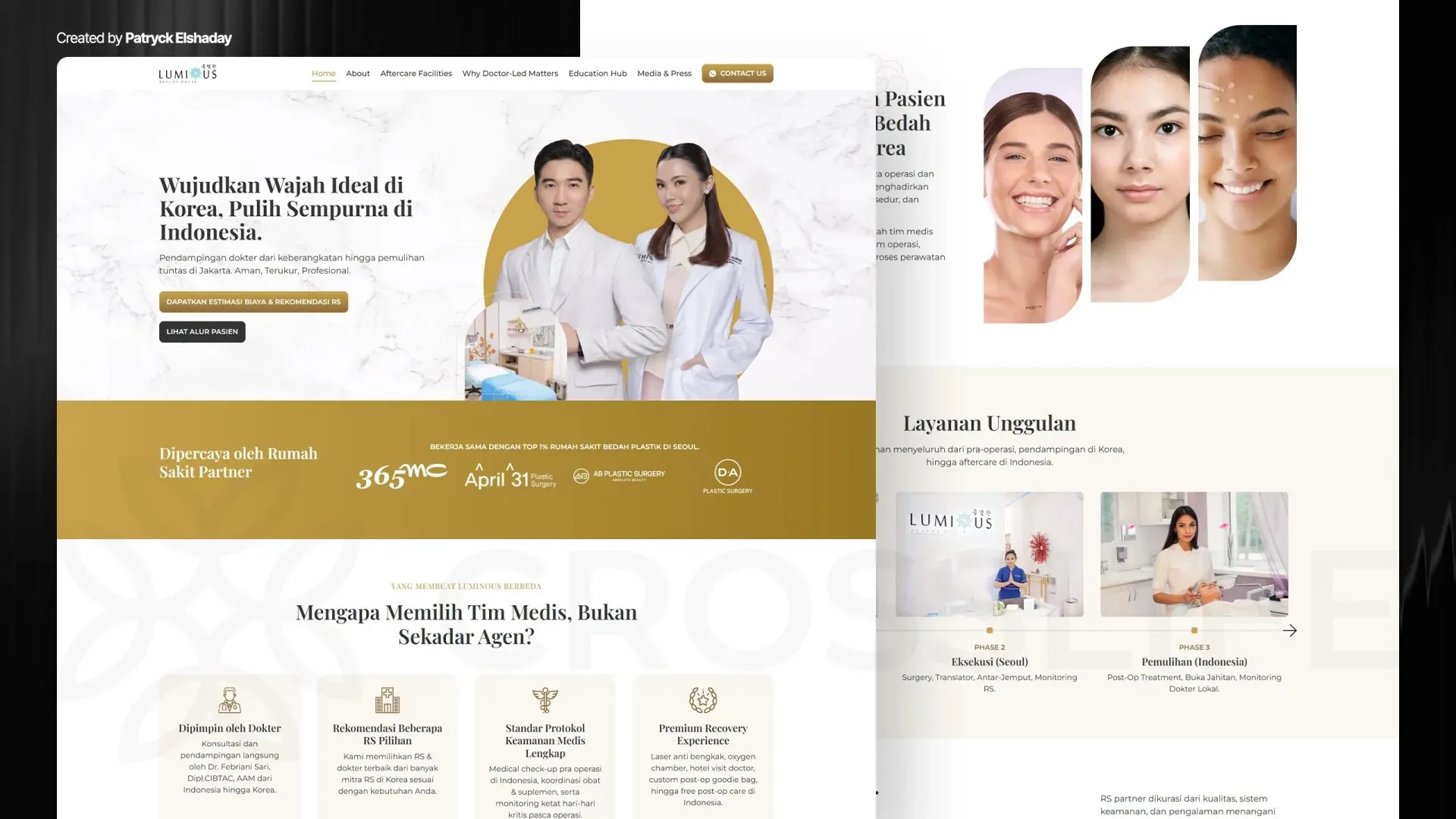 Website Luminous Operasi Korea