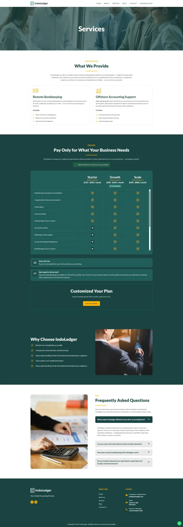 Halaman 4 website IndoLedger