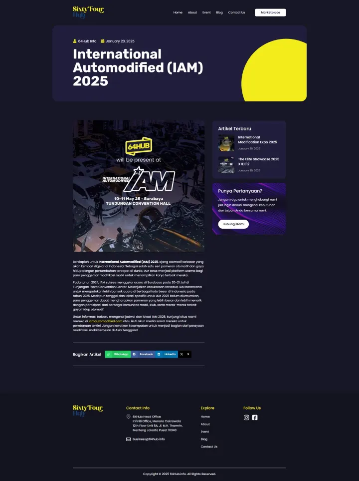 Halaman 5 website 64Hub