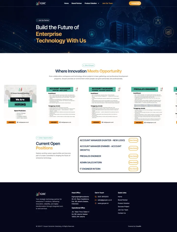 Halaman 4 website Gosyen Solusindo Cemerlang