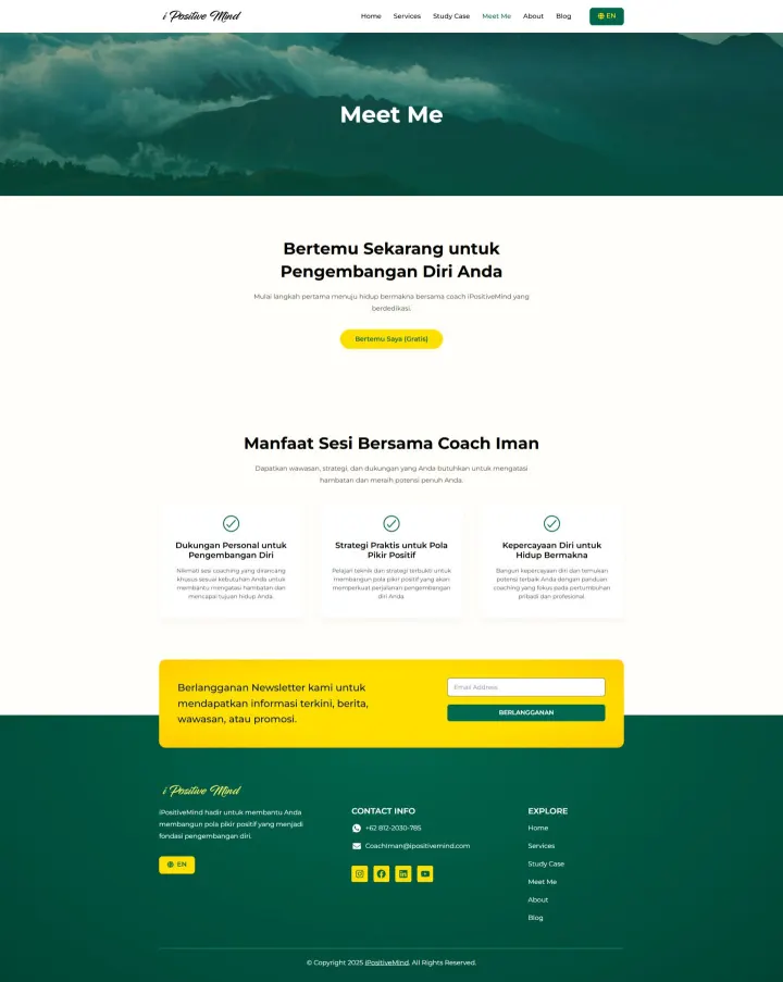 Halaman 3 website iPositiveMind