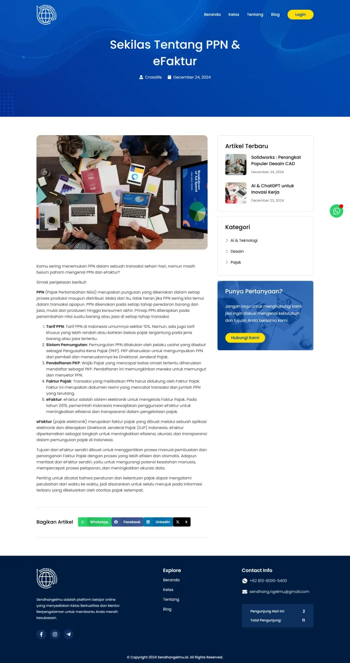 Halaman 4 website Sendhangelmu