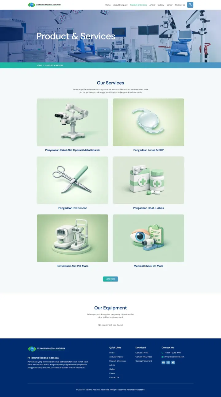 Halaman 3 website RNI Corporate