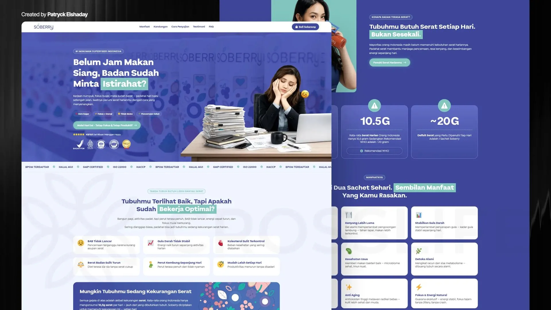 Website Soberry Fiber