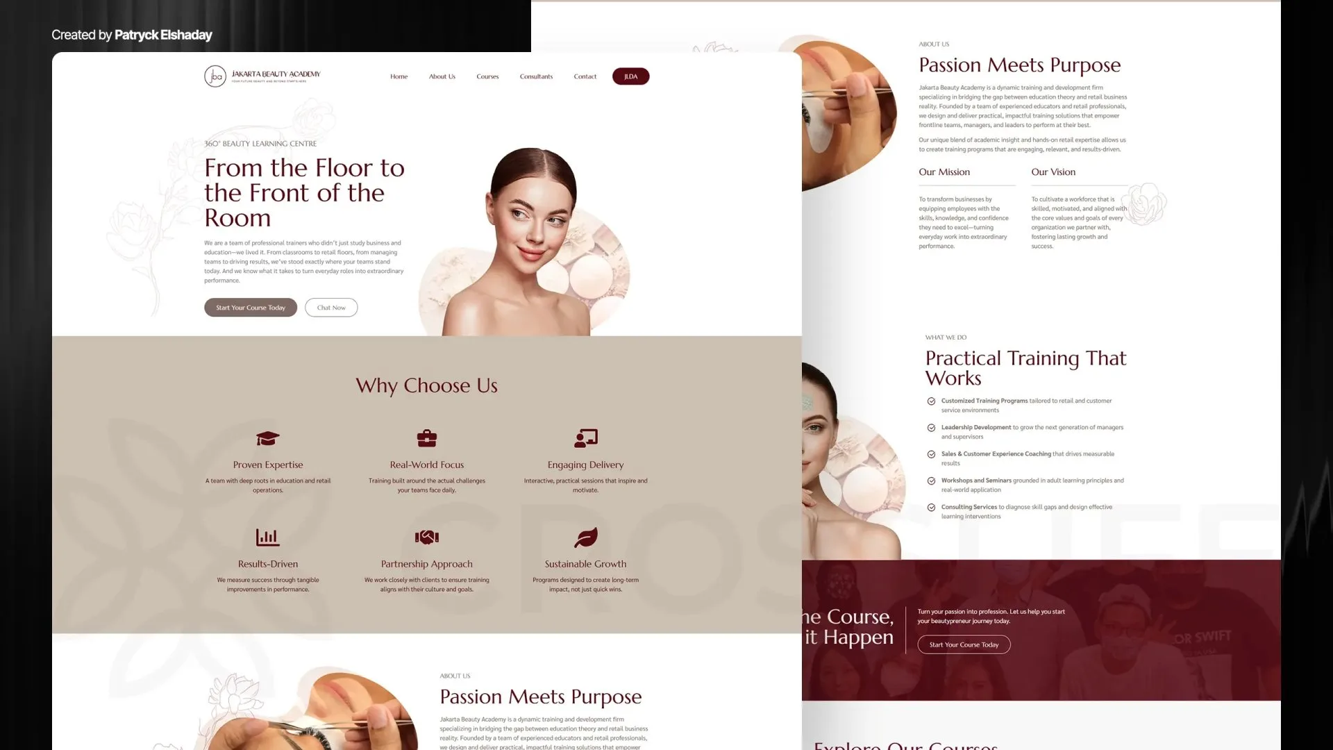Website Jakarta Beauty Academy
