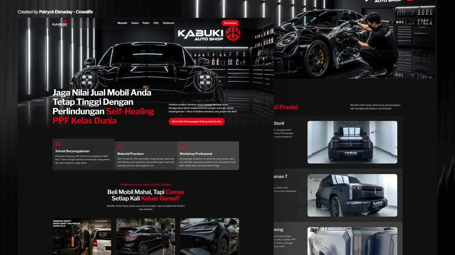 Website Kabuki Auto Shop Jambi