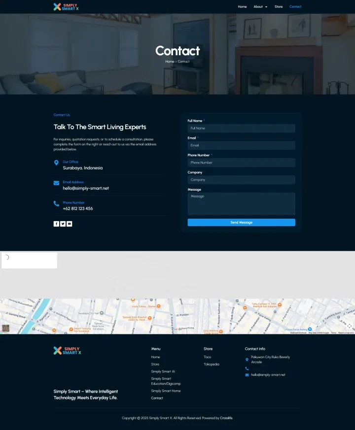 Halaman 3 website Simply Smart