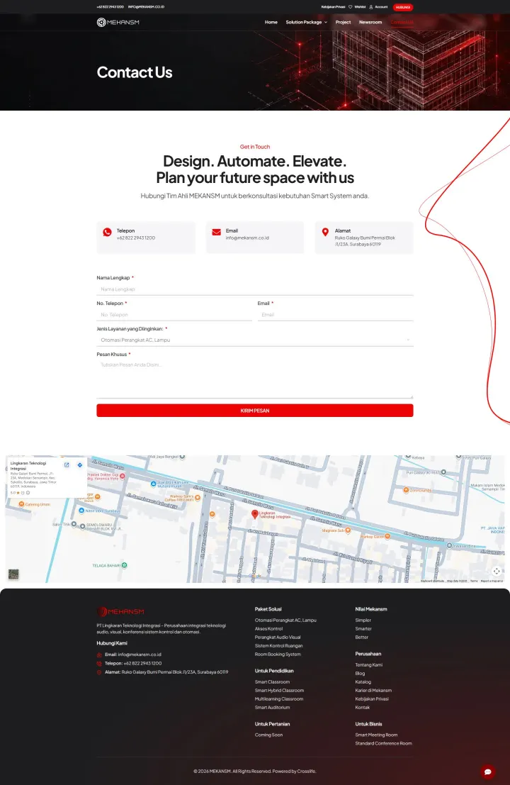 Halaman 3 website Mekansm