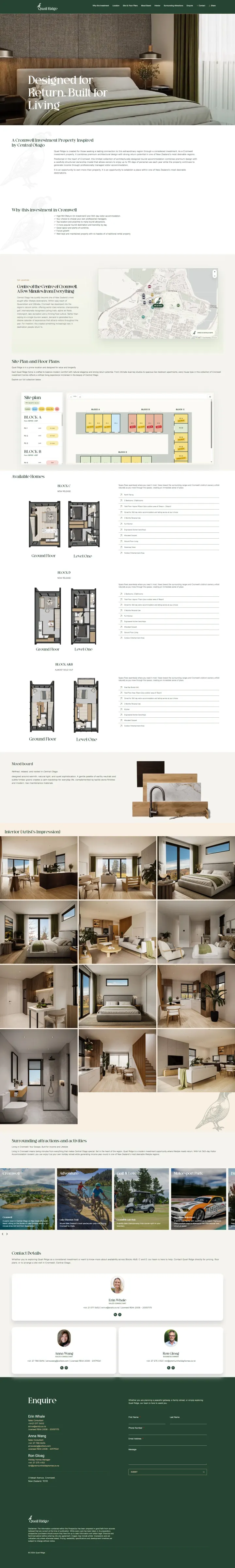 Halaman 3 website Quail Ridge