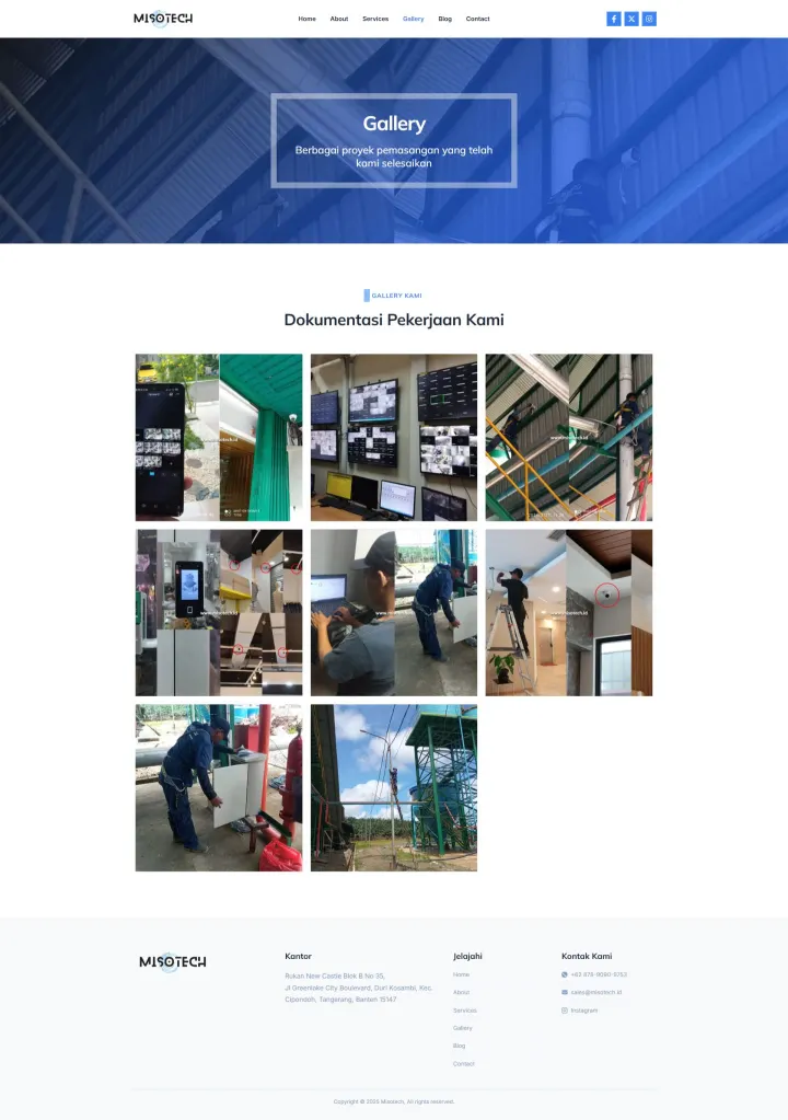 Halaman 5 website Misotech