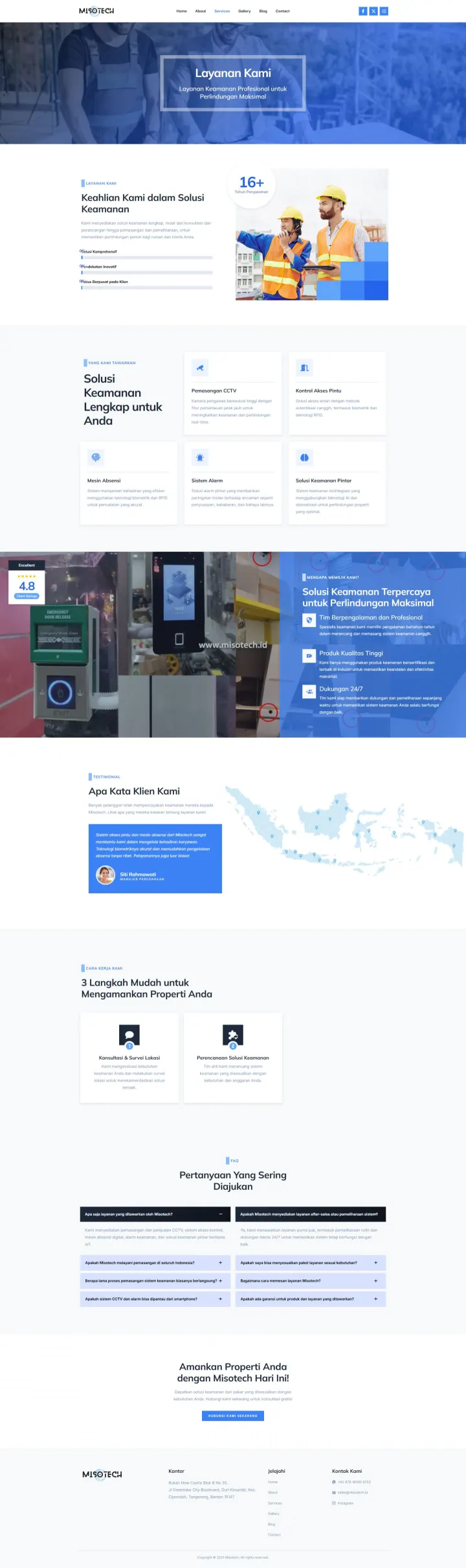 Halaman 6 website Misotech