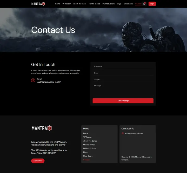 Halaman 6 website MANTRA-6