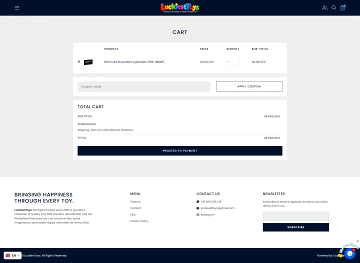 Halaman 5 website LuckiestToys